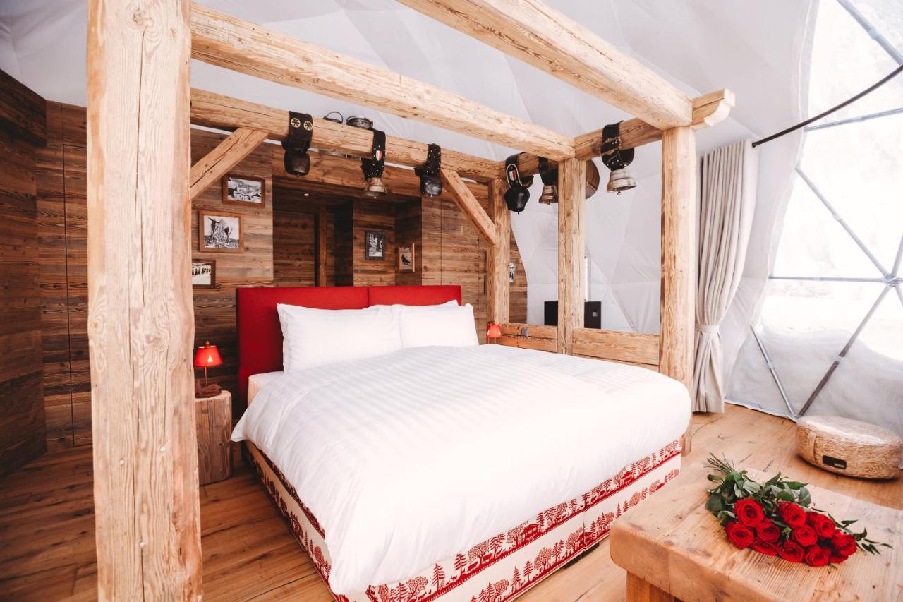 Hotel Whitepod Original Monthey Zewnętrze zdjęcie