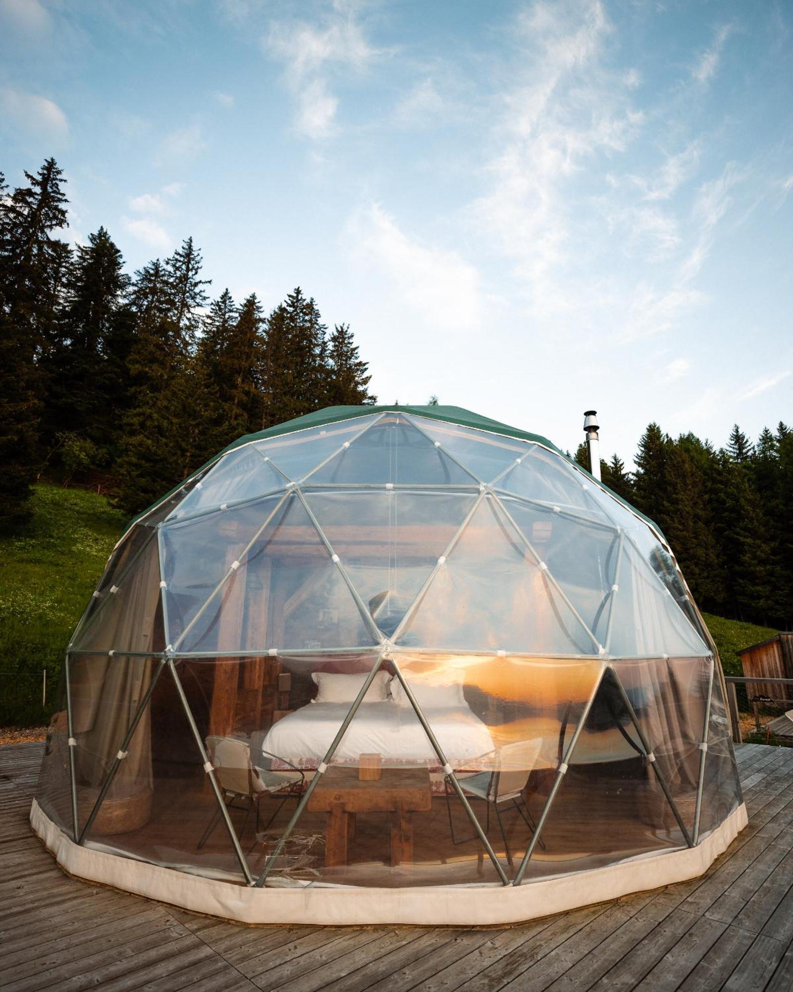 Hotel Whitepod Original Monthey Zewnętrze zdjęcie