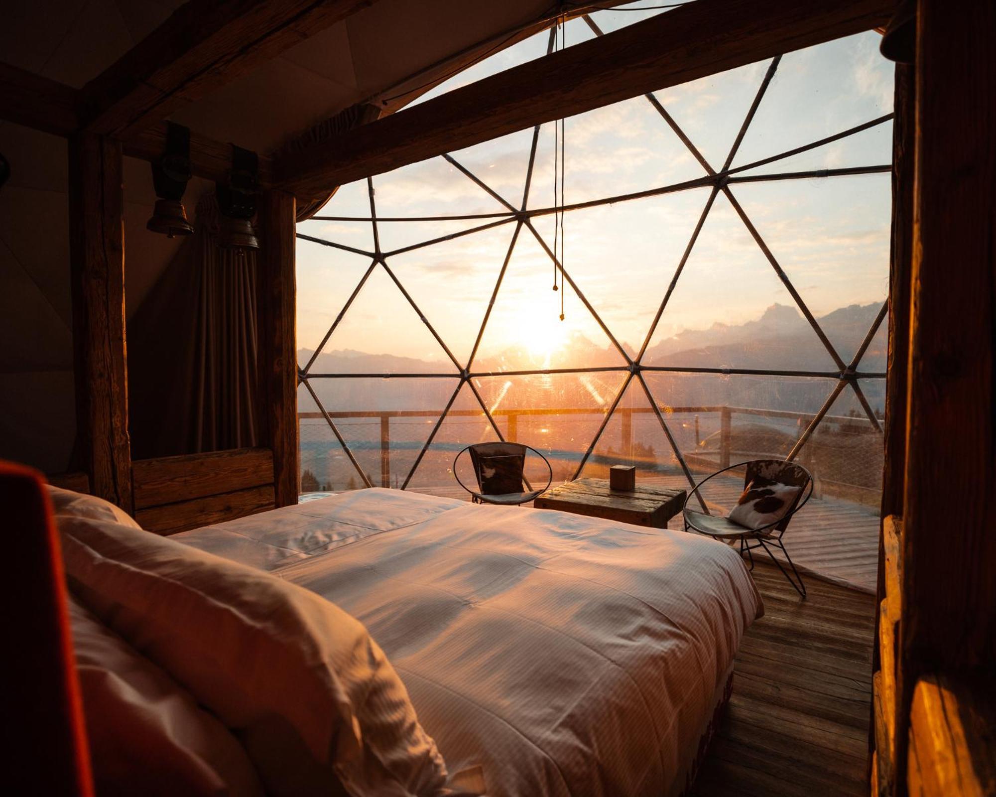 Hotel Whitepod Original Monthey Zewnętrze zdjęcie