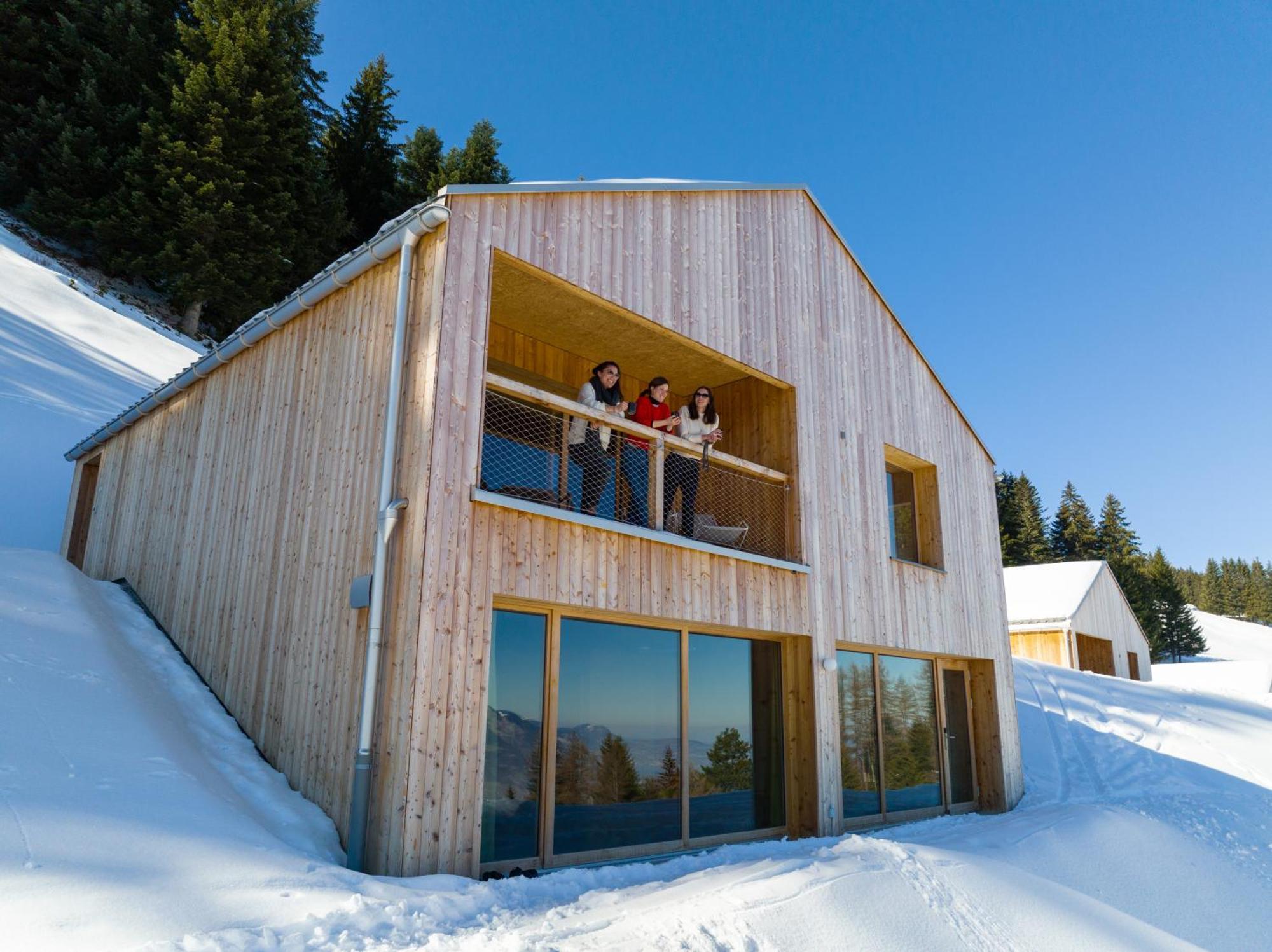 Hotel Whitepod Original Monthey Zewnętrze zdjęcie