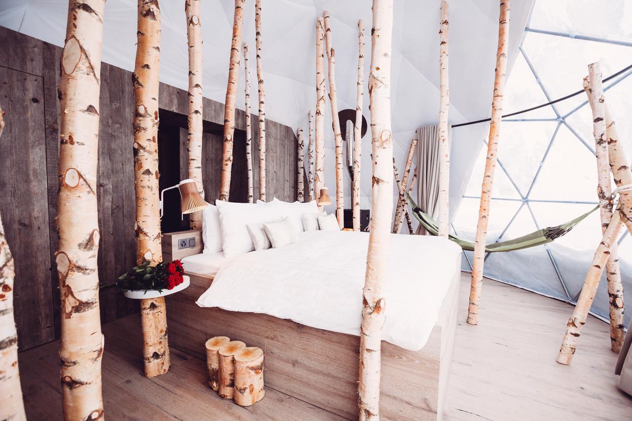 Hotel Whitepod Original Monthey Zewnętrze zdjęcie
